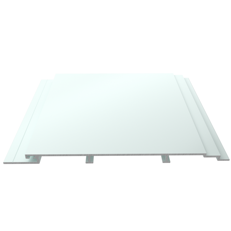 Aluminio - 103106 Lama Falkit® Tabla de 200 Vista perfil plana