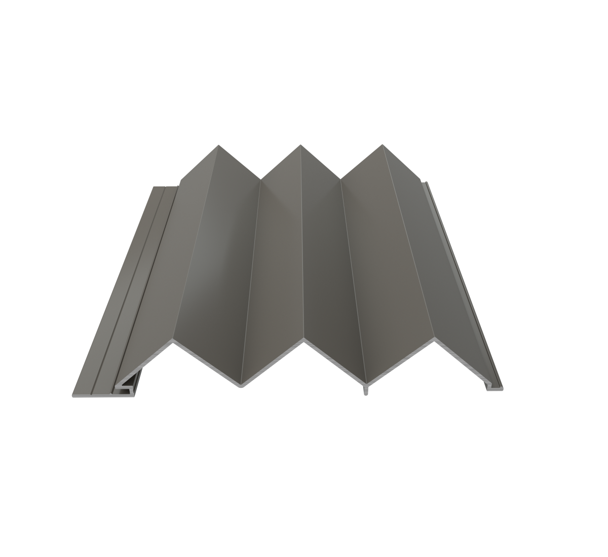 Aluminio - 103410 Lama Falkit® Monte Perdido Vista perfil plana