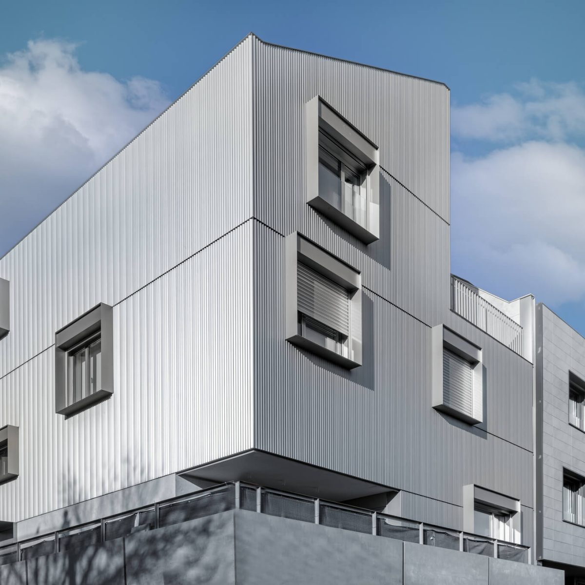 Revestimiento exterior aluminio Alu Stock viviendas manuel gascon 2