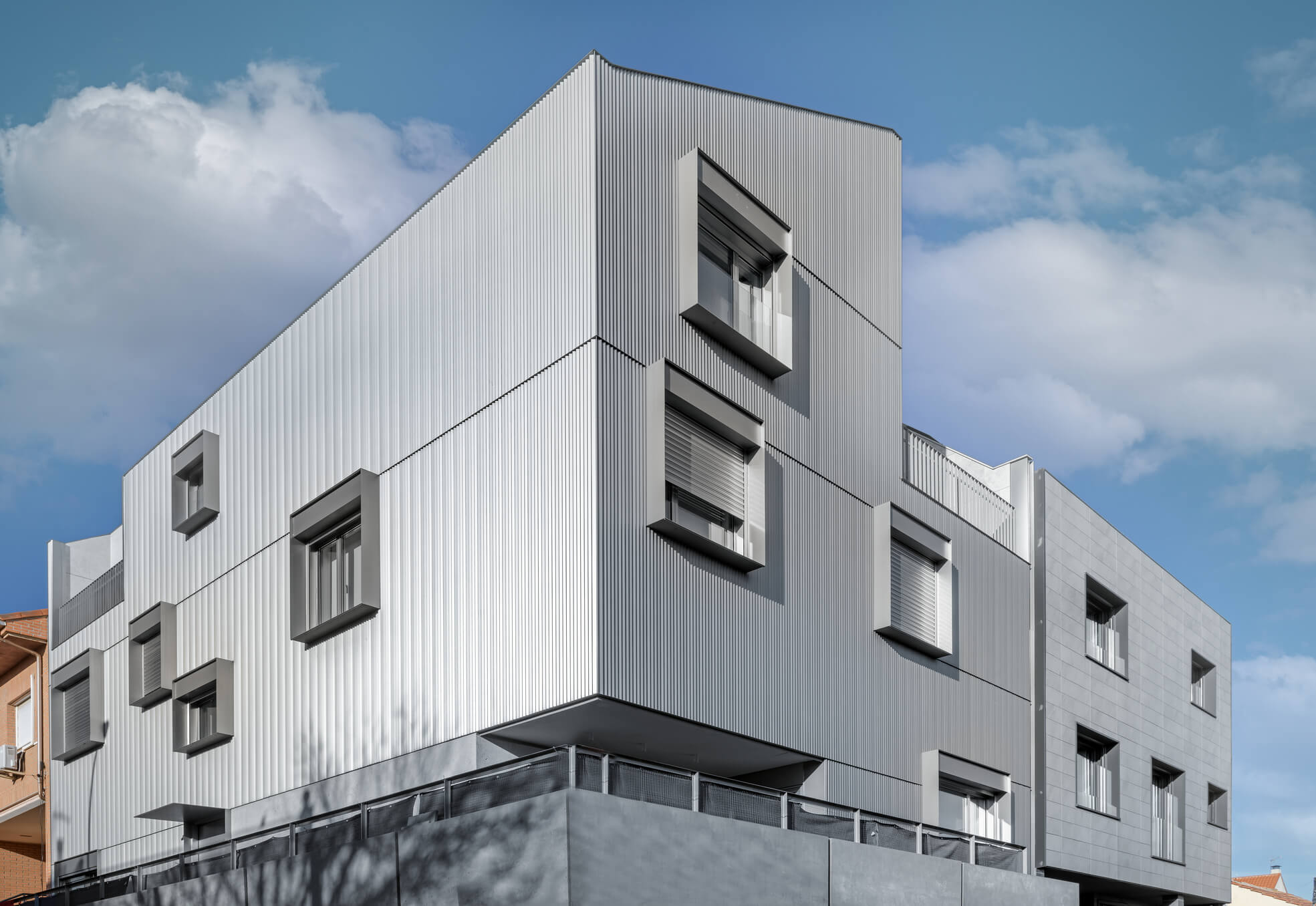 Revestimiento exterior aluminio Alu Stock viviendas manuel gascon 2