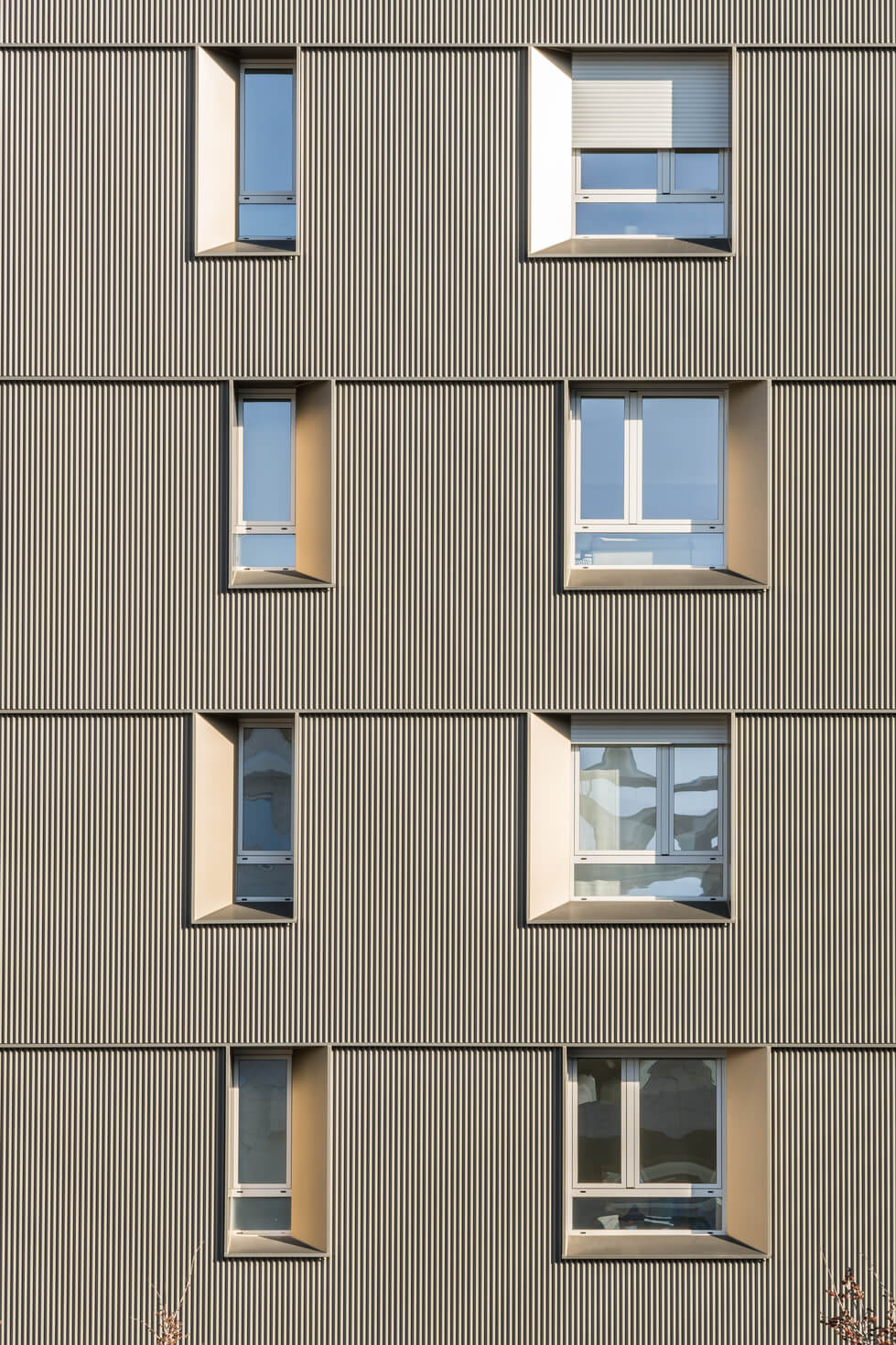 Revestimiento exterior aluminio edificio viviendas Residencial paris Alu Stock 04