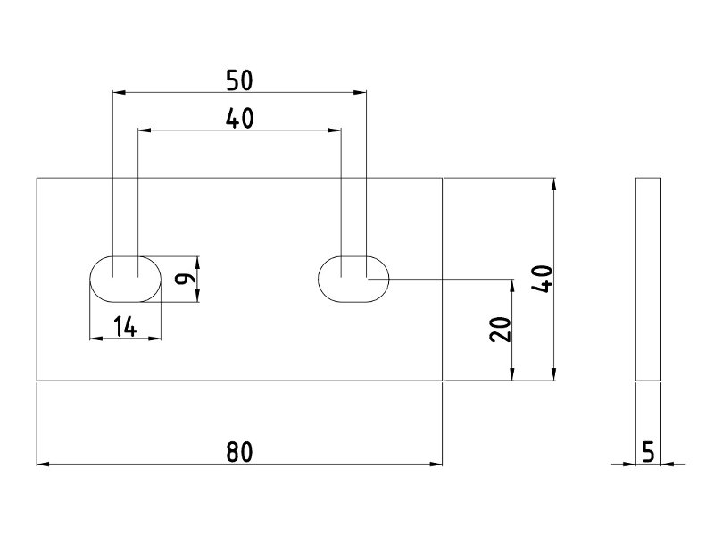 Pletina de aluminio. Unión Ferretera