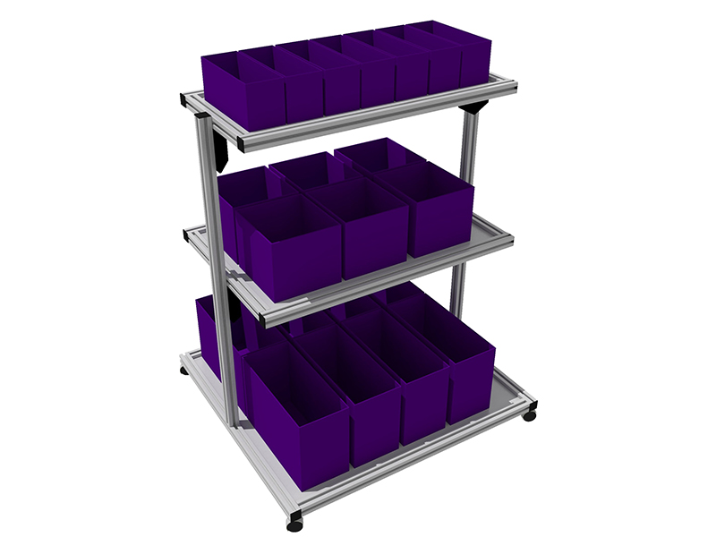 Auxiliary furniture: trolleys, storage,...