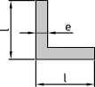 Plane of bracket with equal sides