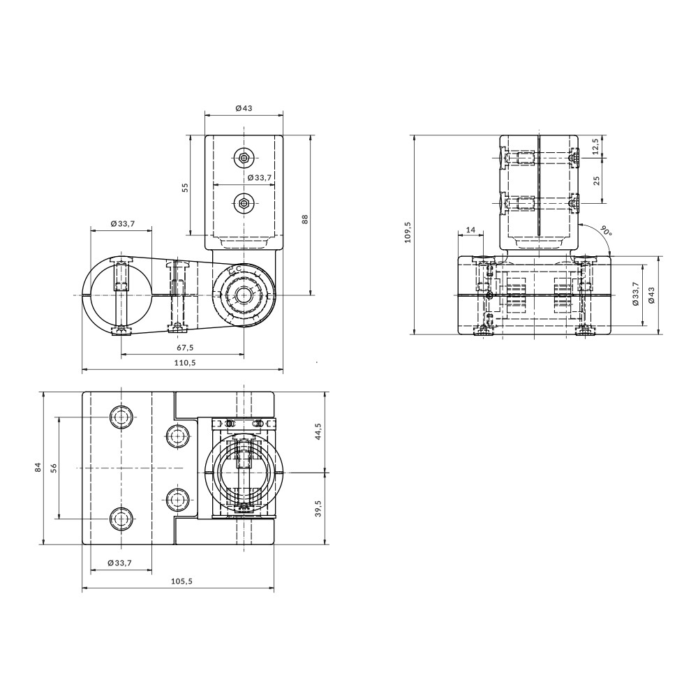 7090158-vertical-bisagra-salida-horizontal-diametro-33c7-plano