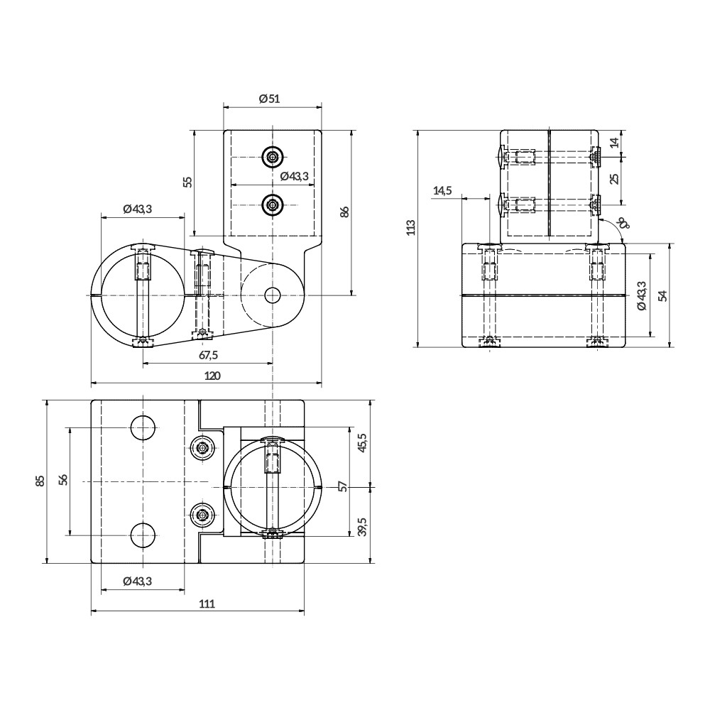 7090799-vertical-bisagra-con-salida-horizontal-90-180grados-diametro-43-plano